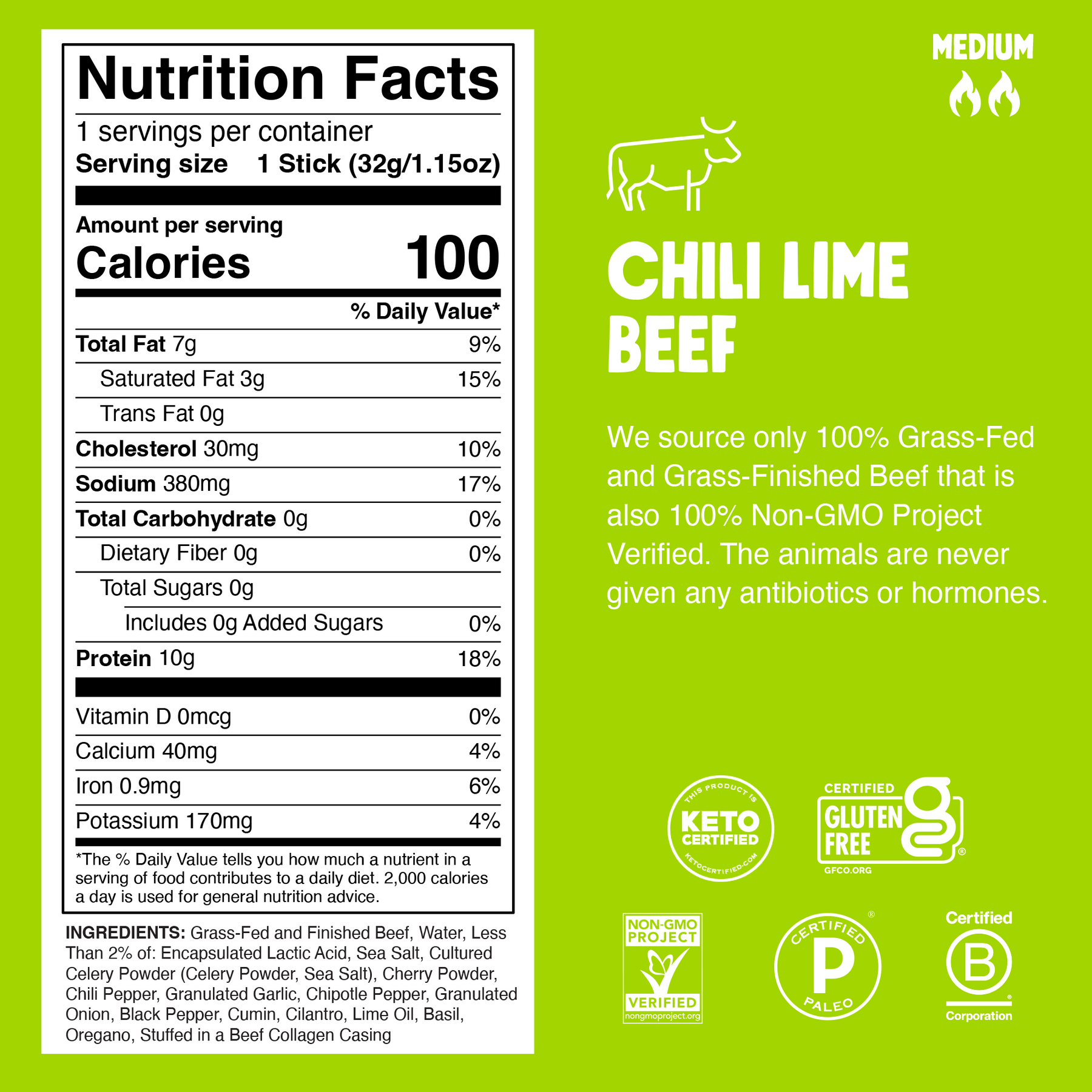 Chili Lime Beef - Bold Beef