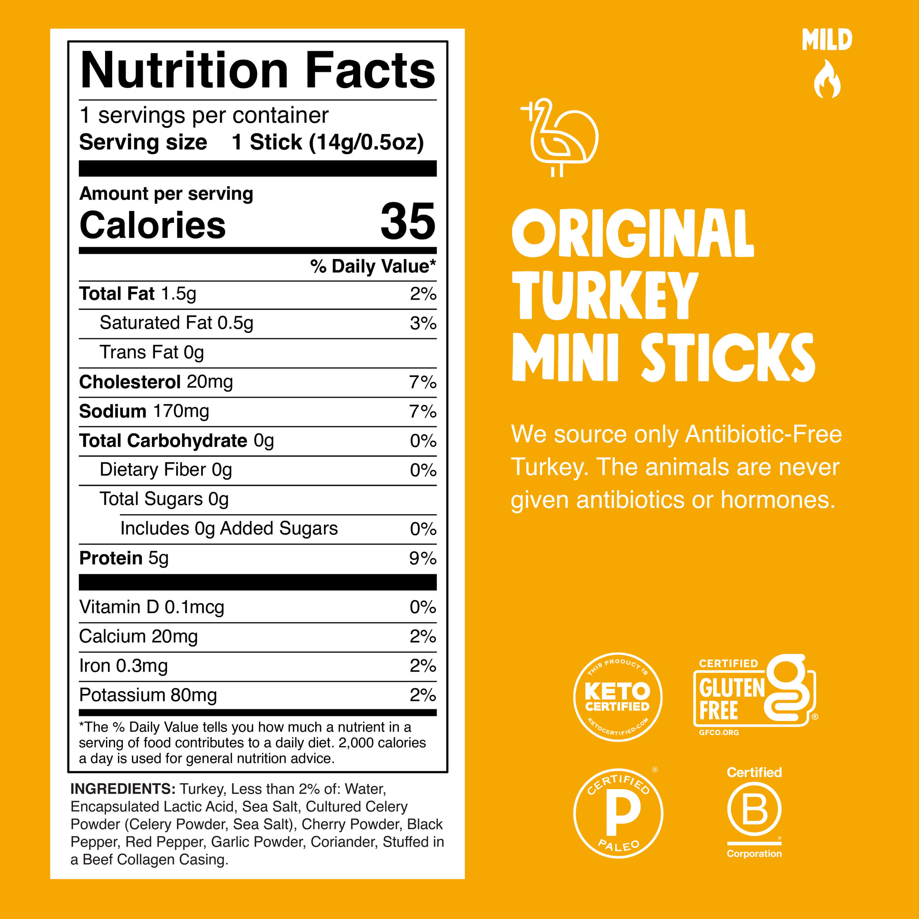 6 ct. Original Turkey Chomplings - Active Pack Carry